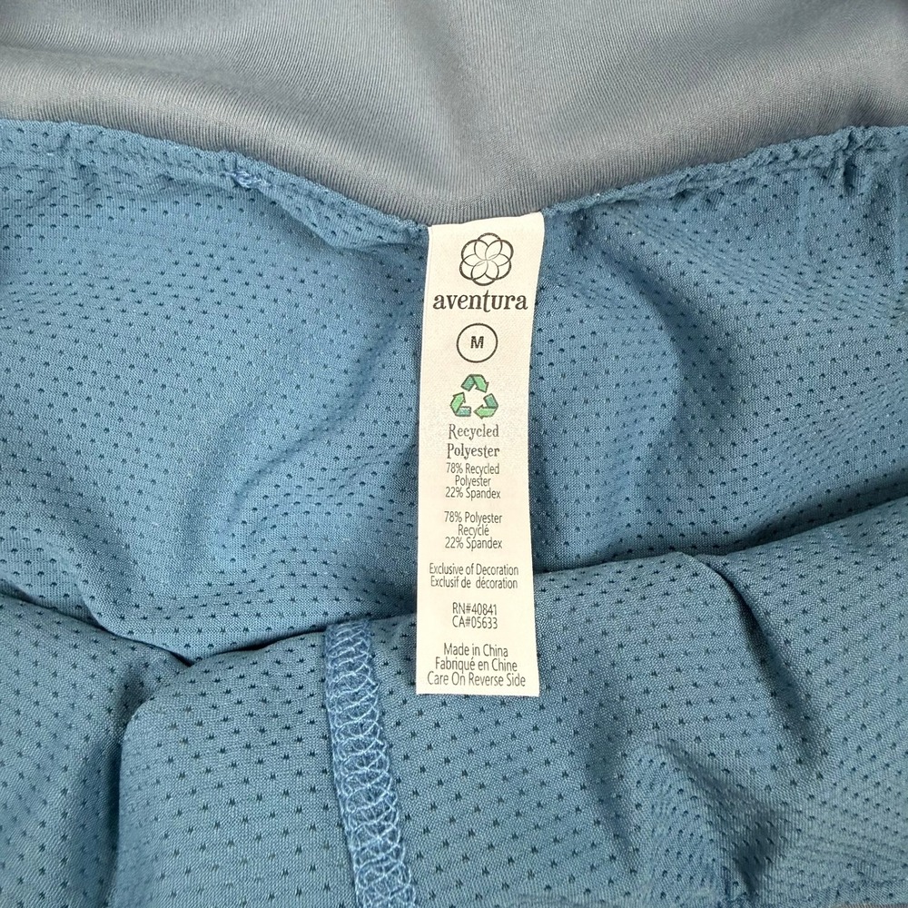 Aventura Skort Women's Tan Blue Athletic Skirt Shorts Tennis Golf Hiking - Picture 2 of 3